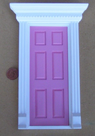 1:12th SCALE DOLLS HOUSE FALSE 6 PANEL DOOR UK 1:12th SCALE DOLLS HOUSE FALSE 6 PANEL DOOR UK